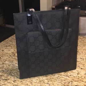 Authentic Gucci structured tote bag